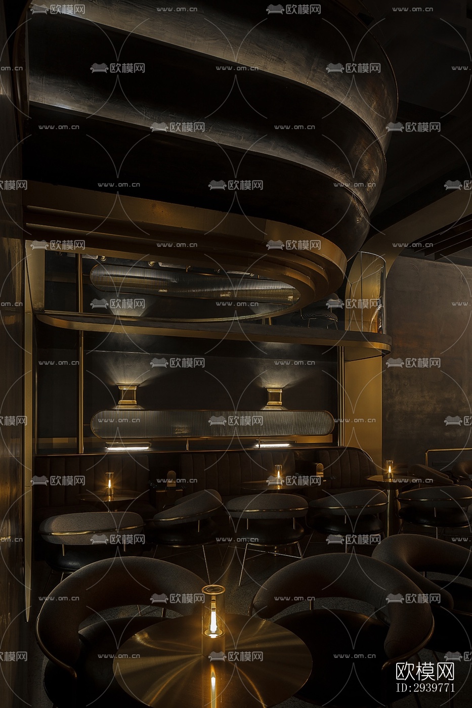 现代酒吧效果图下载（渲染图8）