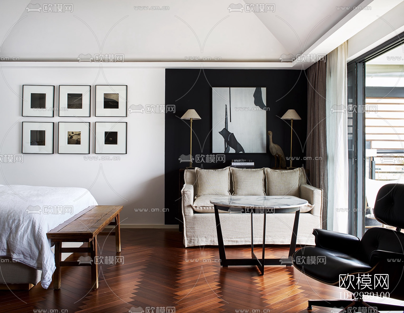 北欧酒店民宿效果图下载（渲染图13）