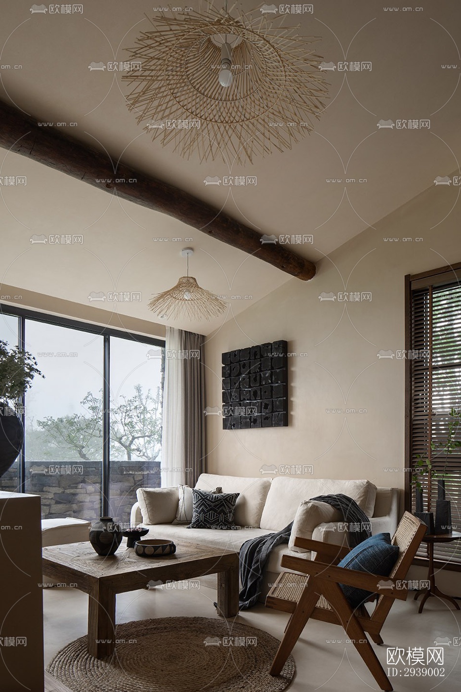 侘寂酒店民宿效果图下载（渲染图13）