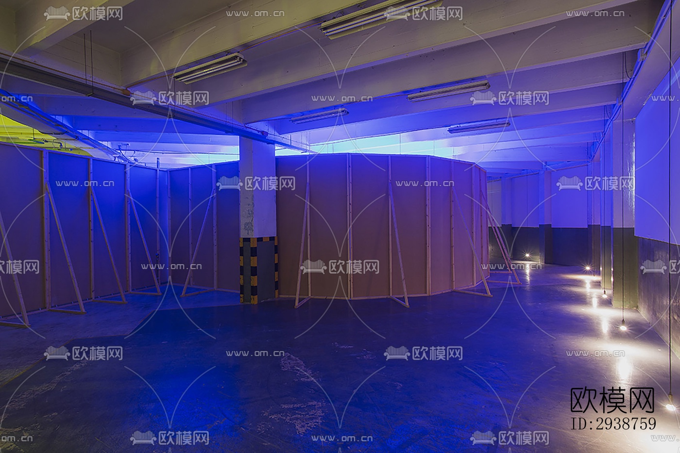 现代展览展厅效果图下载（渲染图18）