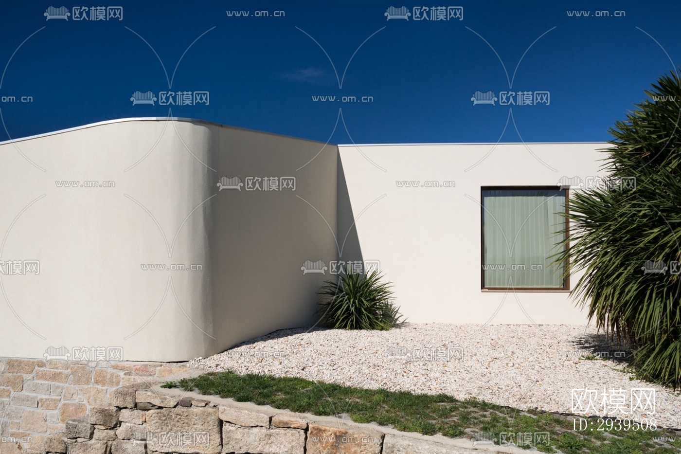 现代酒店民宿效果图下载（渲染图1）