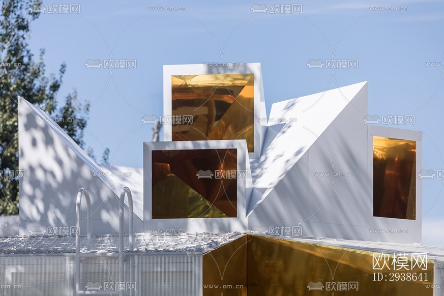 現(xiàn)代展覽展廳效果圖下載(渲染圖5)