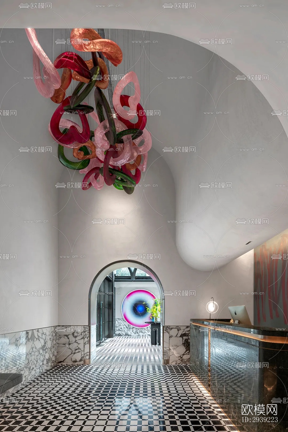 后现代酒店民宿效果图下载（渲染图2）