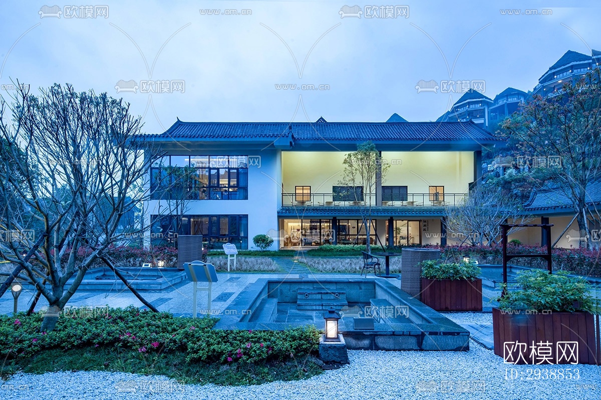 东南亚酒店民宿效果图下载（渲染图1）