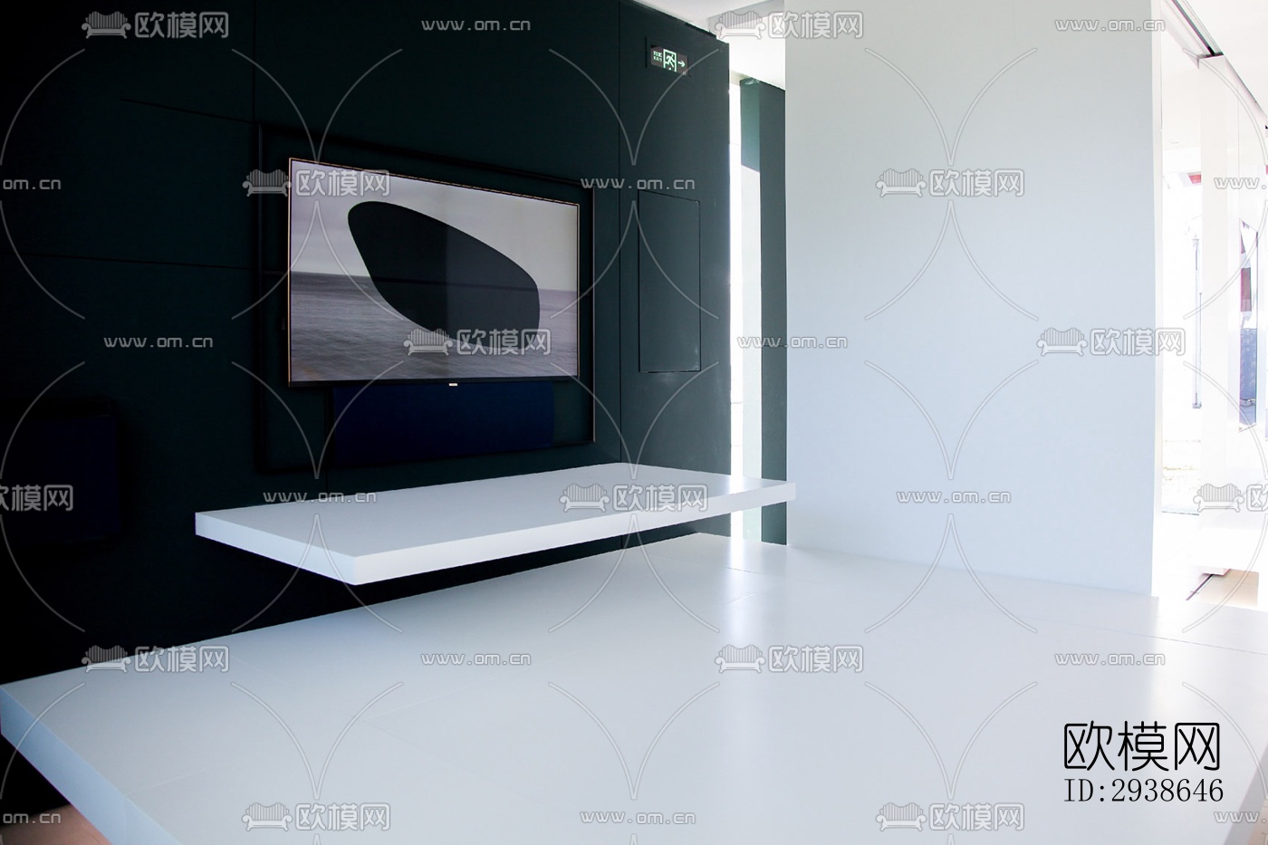 现代展览展厅效果图下载（渲染图5）