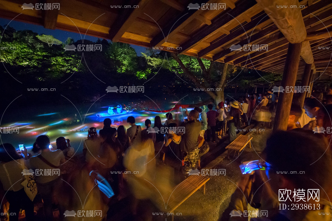 日式展览展厅效果图下载（渲染图12）