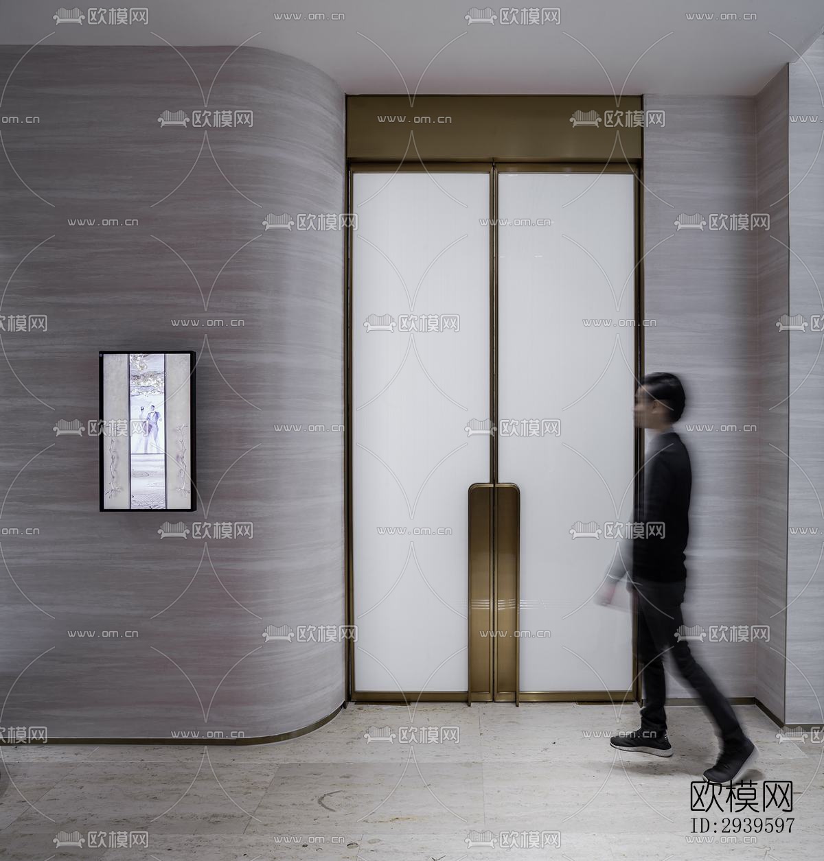 现代酒店民宿效果图下载（渲染图11）