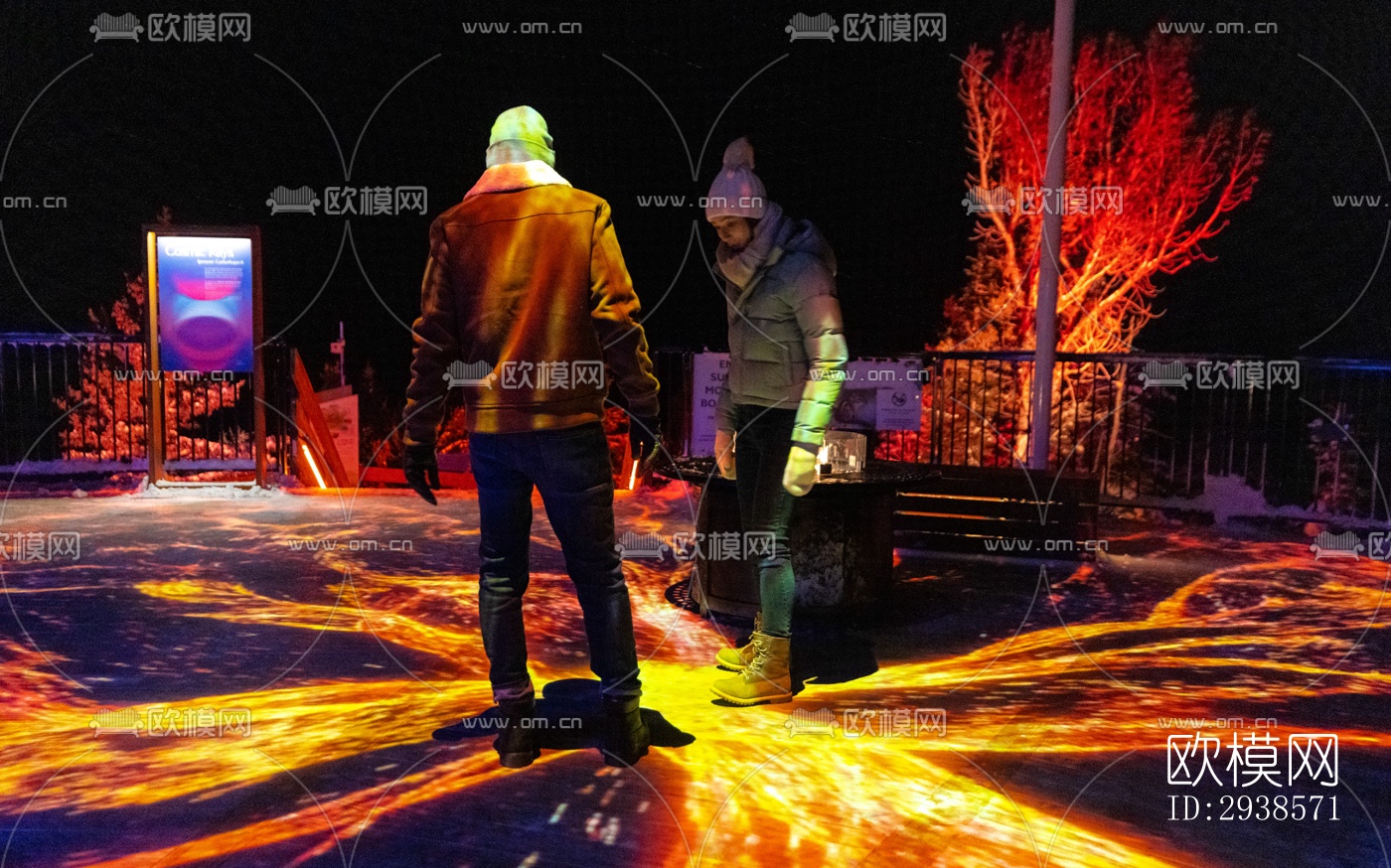 工业风展览展厅效果图下载（渲染图9）