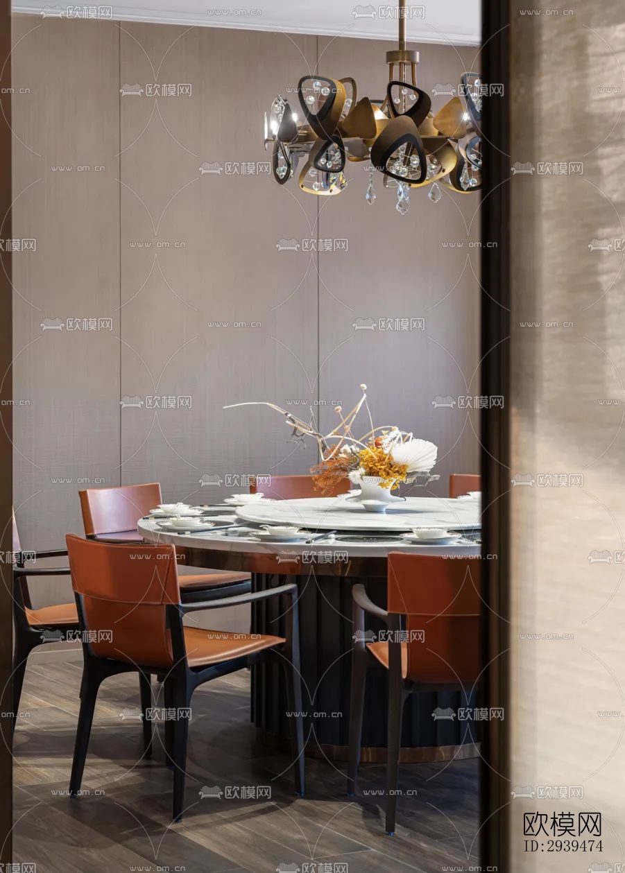 现代酒店民宿效果图下载（渲染图12）