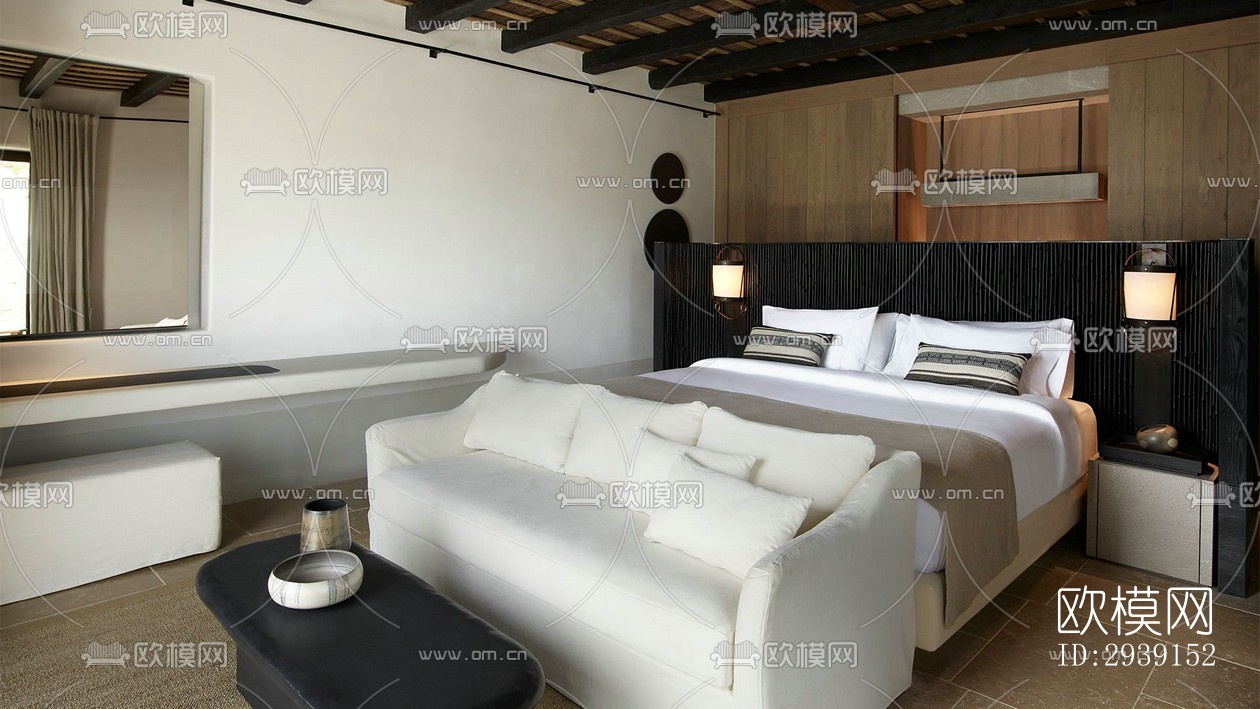 北欧酒店民宿效果图下载（渲染图7）