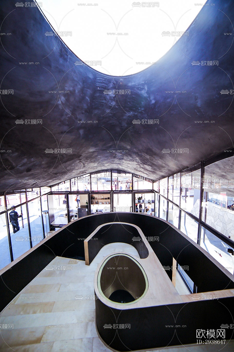 现代展览展厅效果图下载（渲染图19）