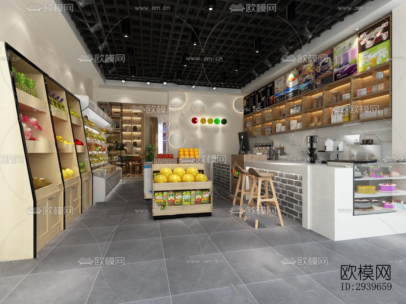 现代零售店铺效果图下载（渲染图13）