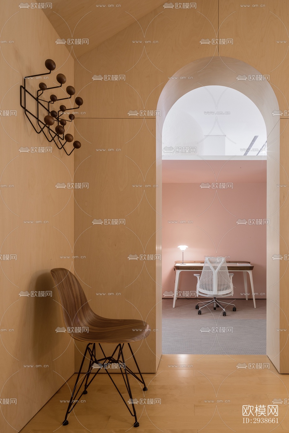 现代展览展厅效果图下载（渲染图4）