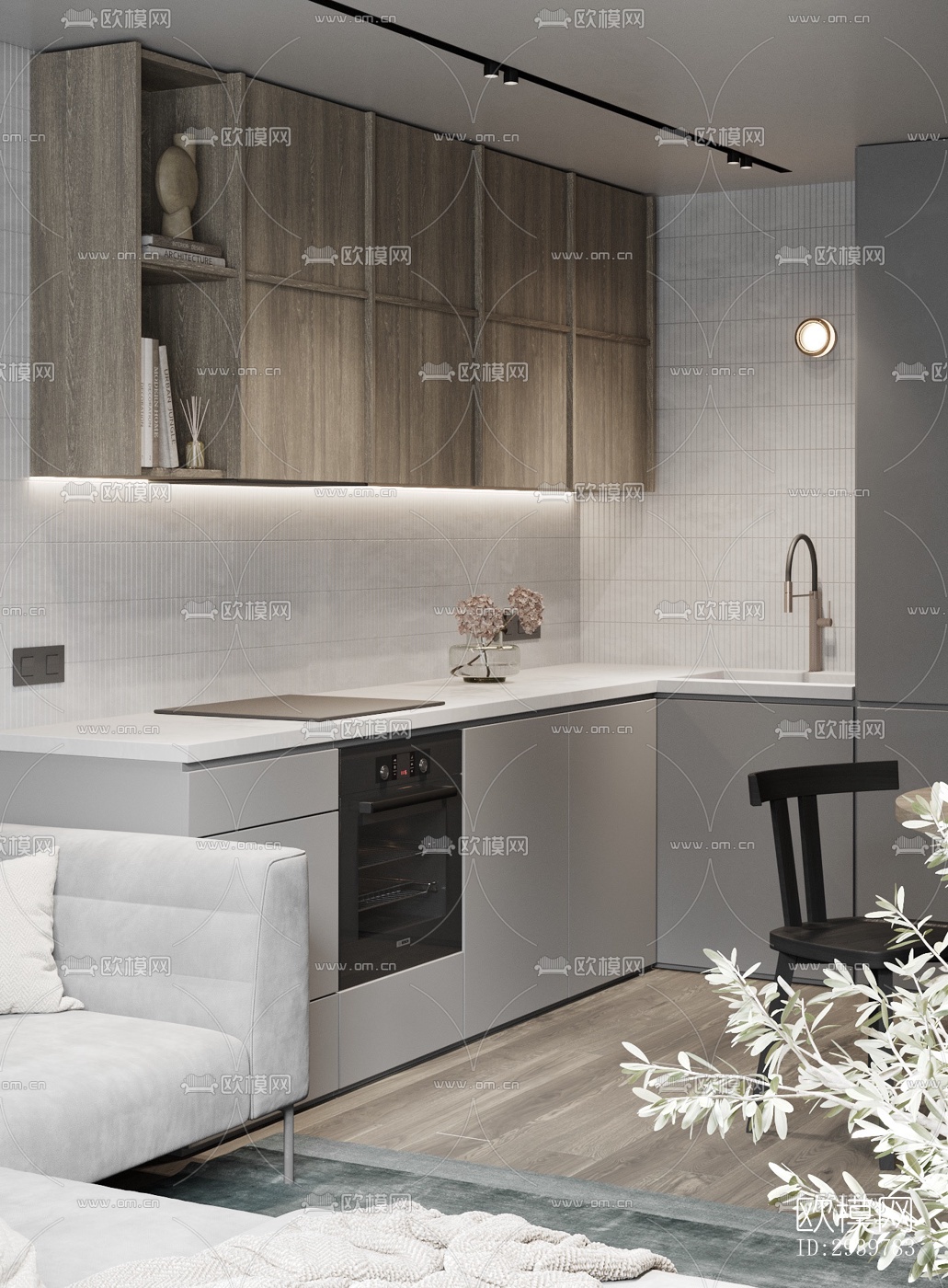 侘寂公寓效果图下载（渲染图16）