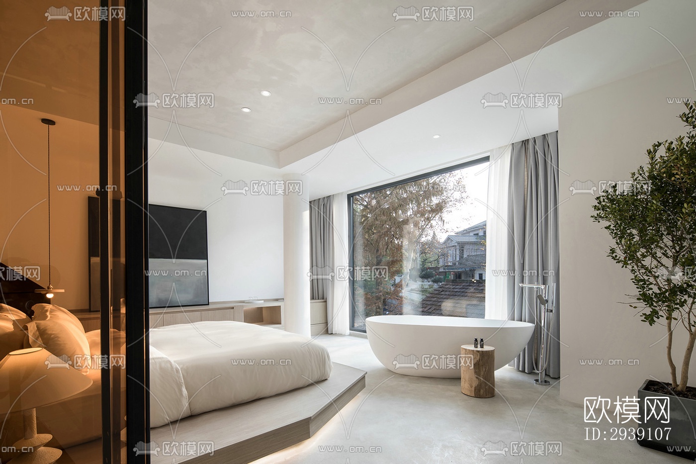 北欧酒店民宿效果图下载（渲染图9）