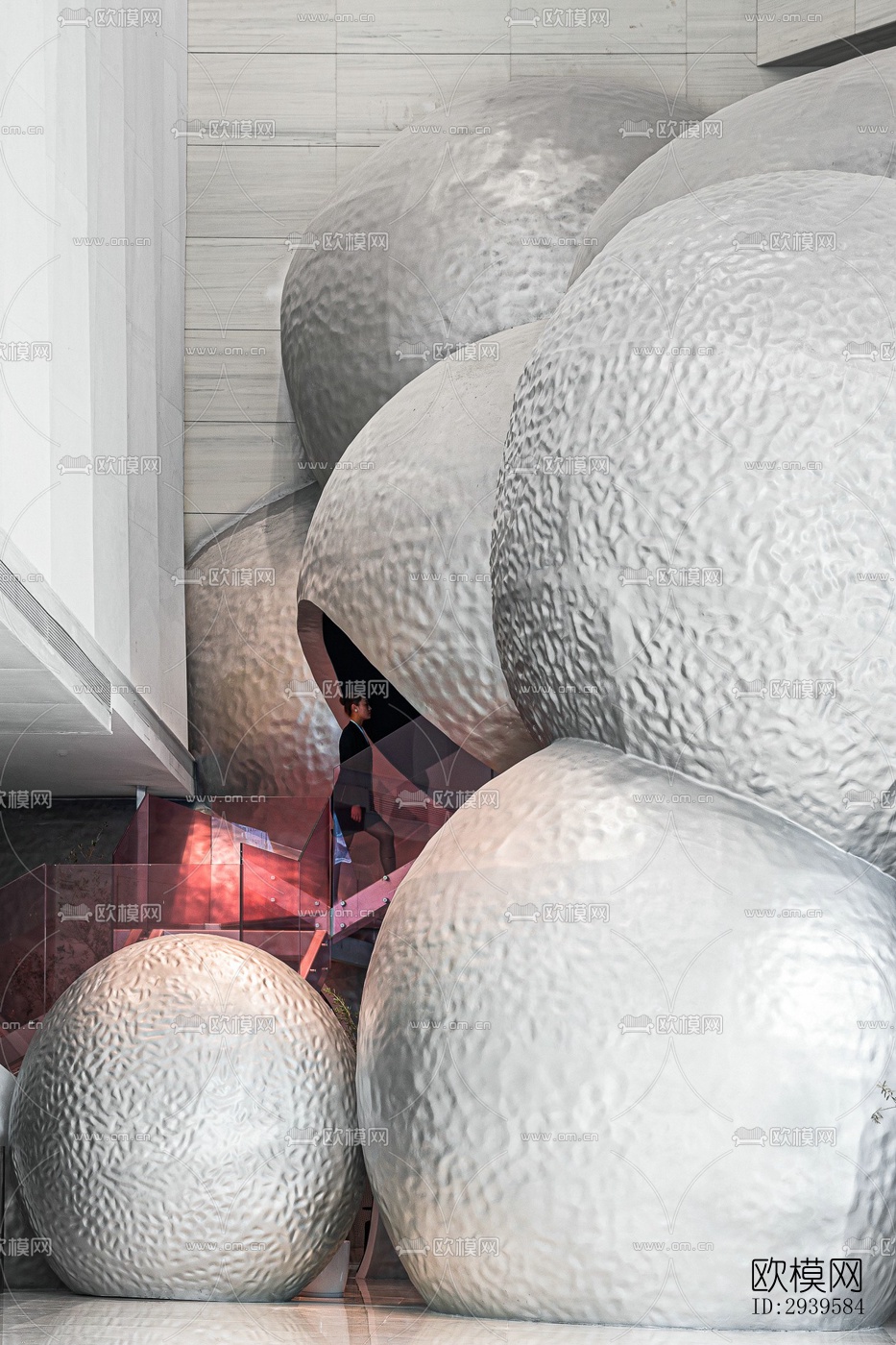 现代酒店民宿效果图下载（渲染图16）