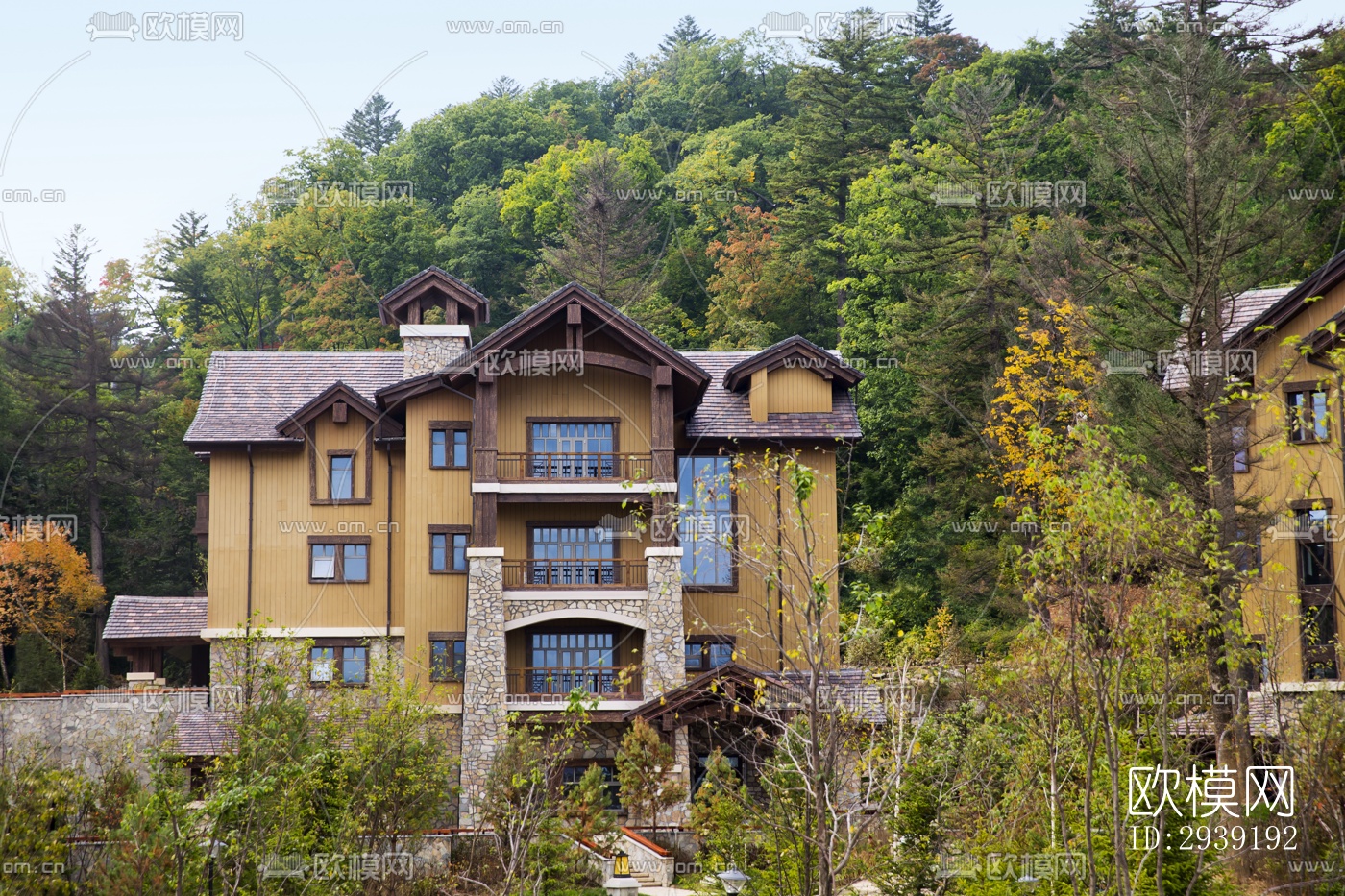 后现代酒店民宿效果图下载（渲染图19）