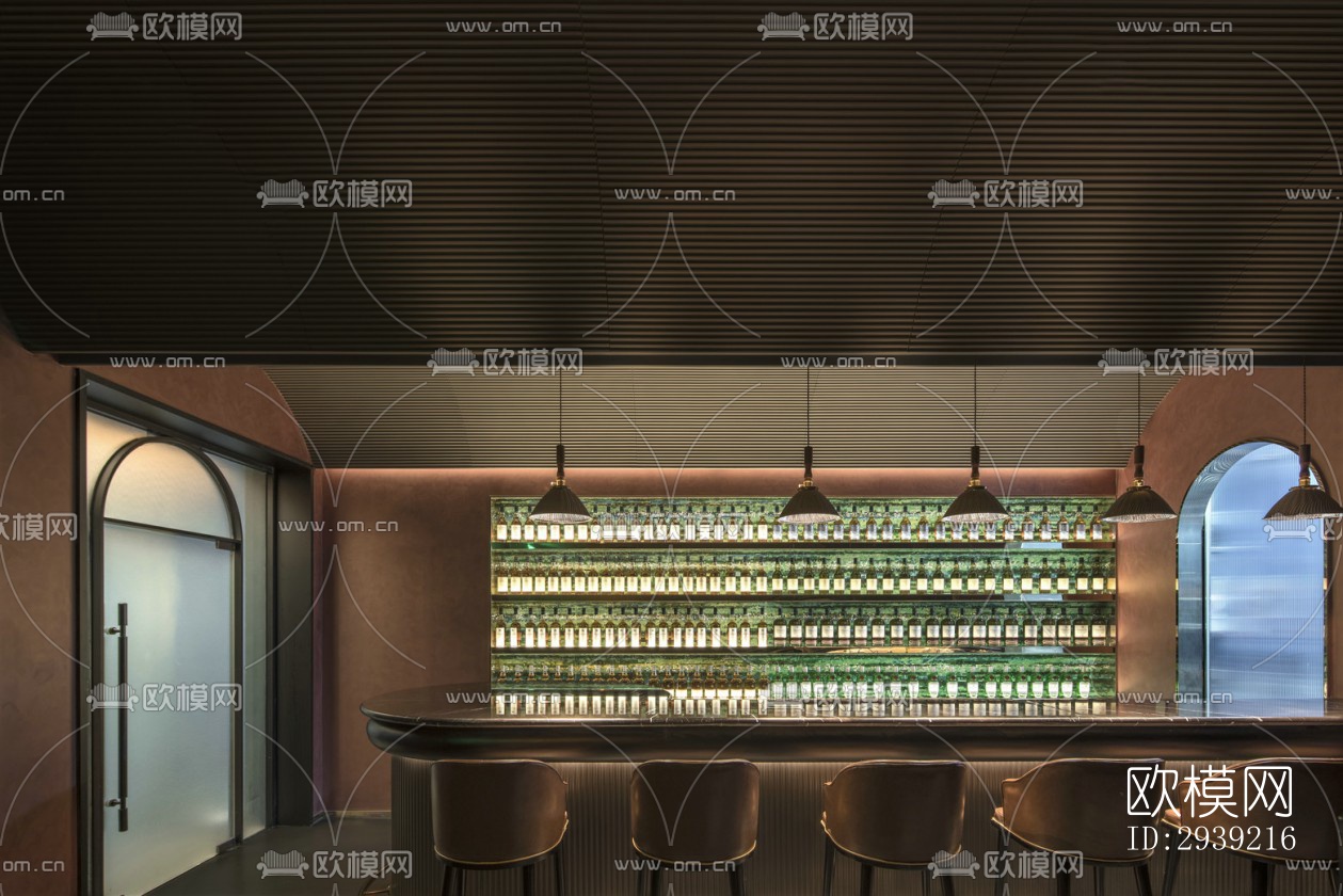 后现代酒店民宿效果图下载（渲染图4）