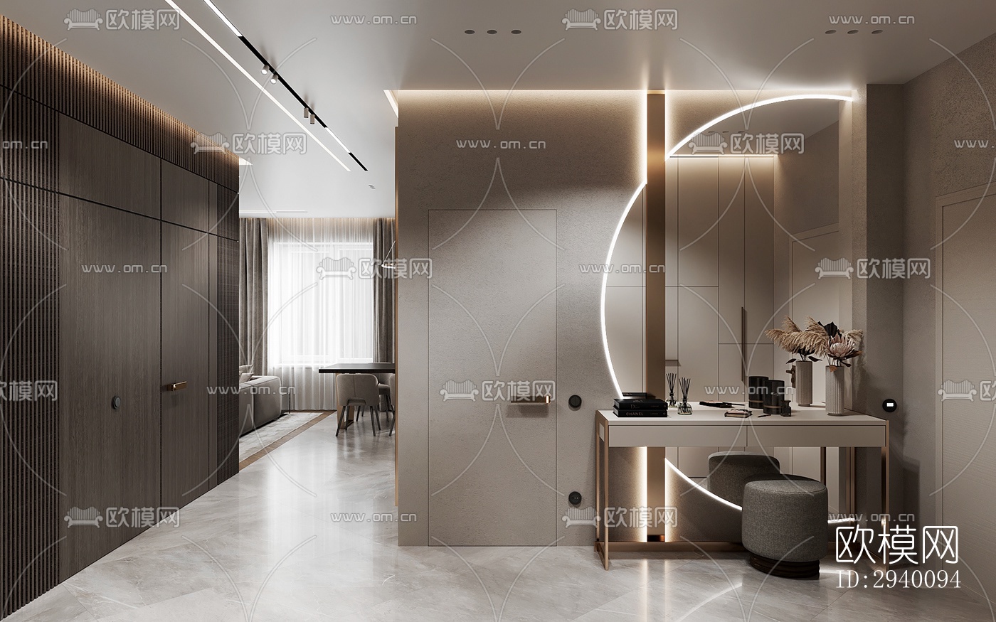 北欧平层效果图下载（渲染图12）