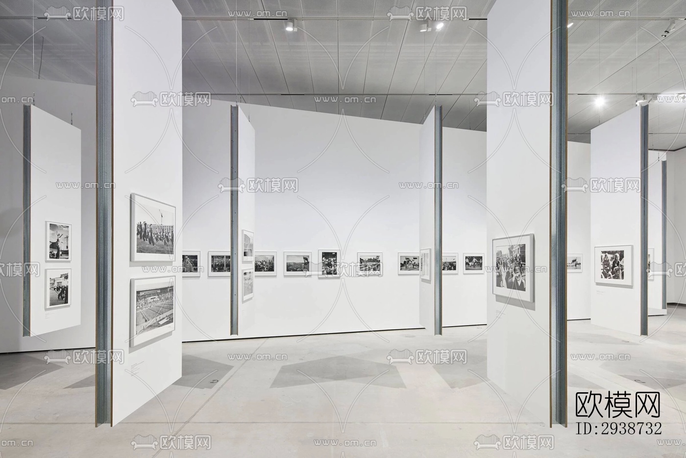 现代展览展厅效果图下载（渲染图11）