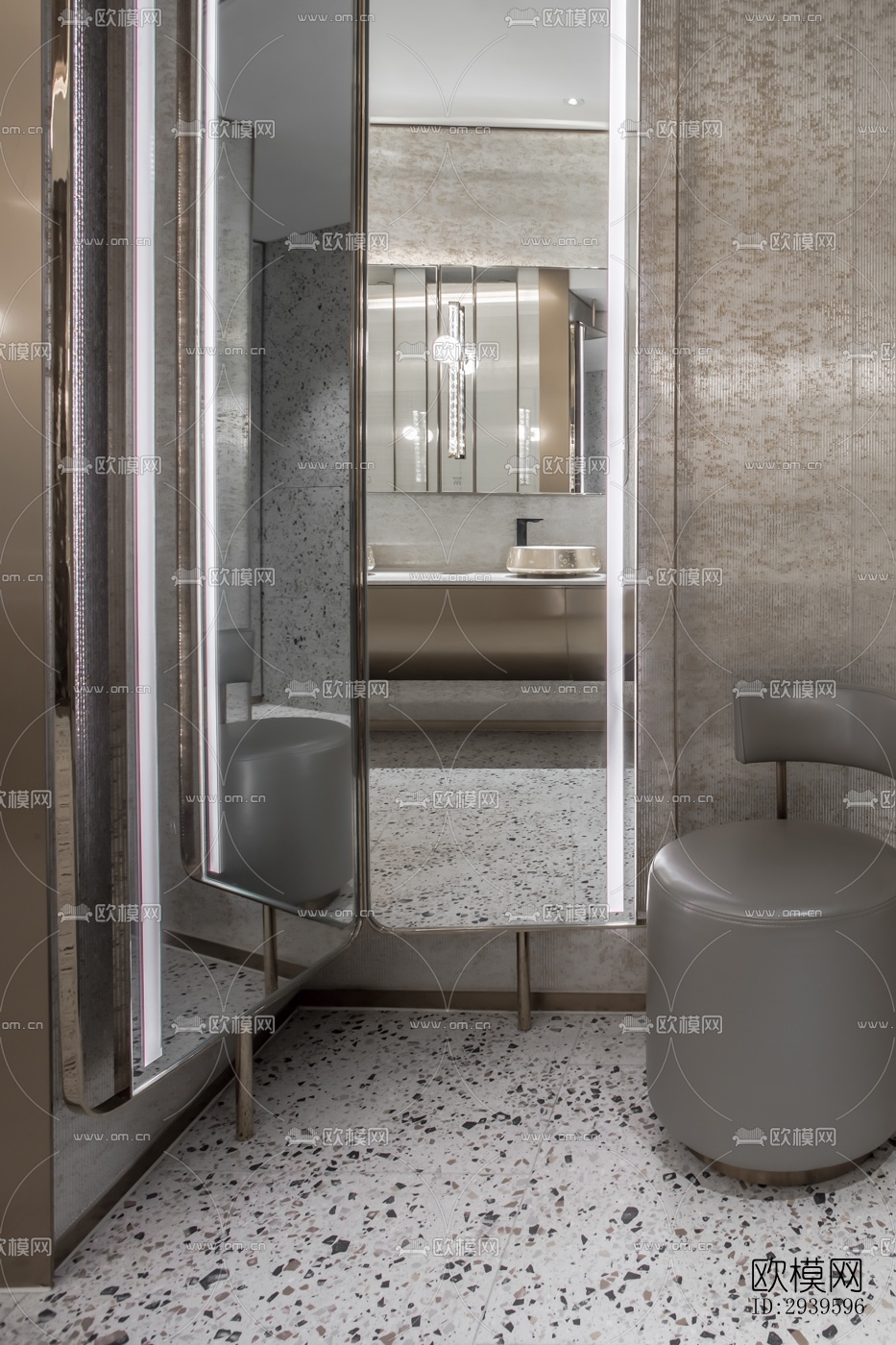 现代酒店民宿效果图下载（渲染图19）