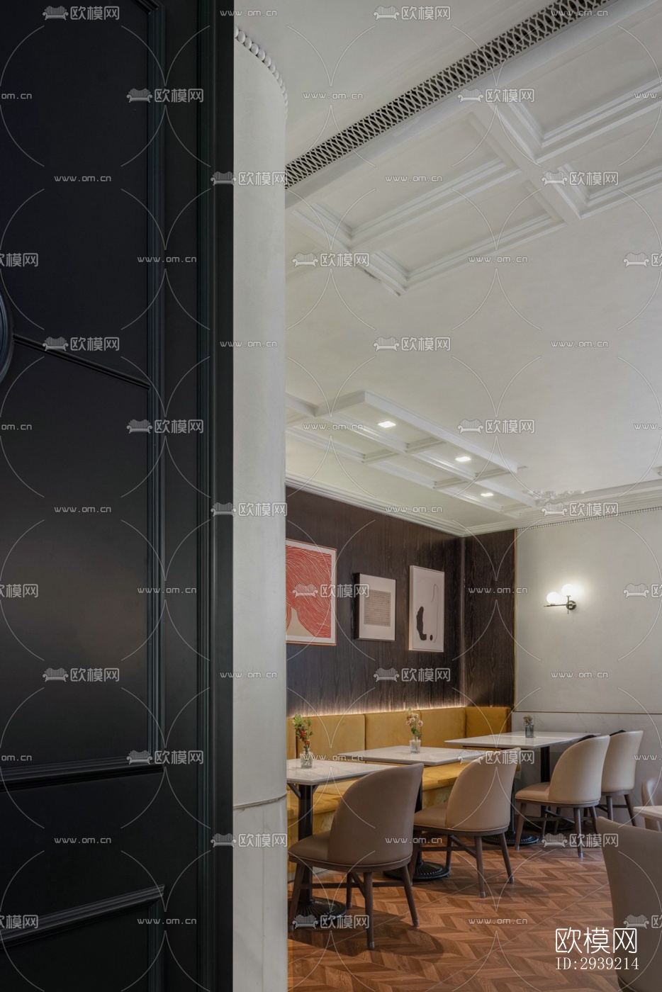 后现代酒店民宿效果图下载（渲染图12）