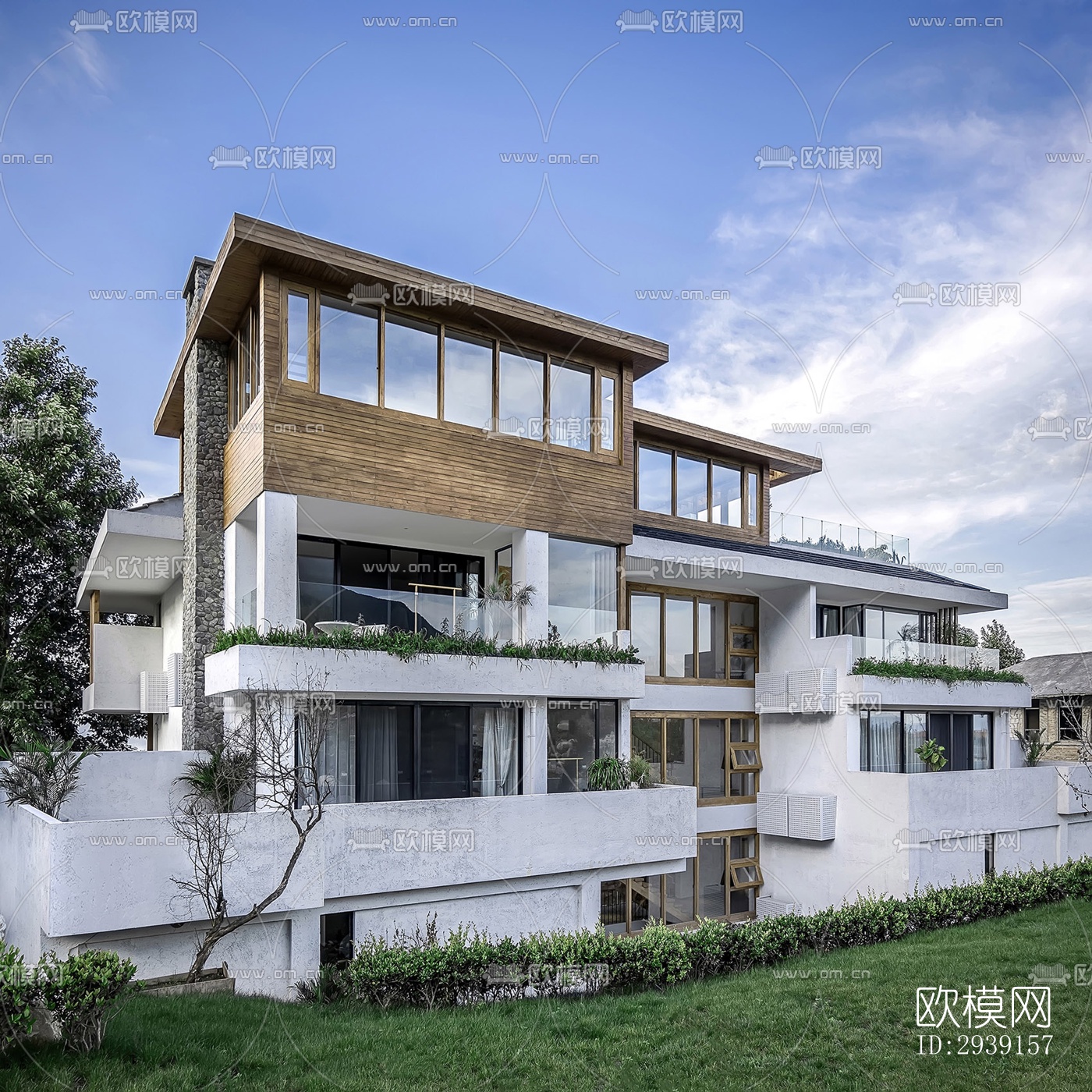 北欧酒店民宿效果图下载（渲染图13）