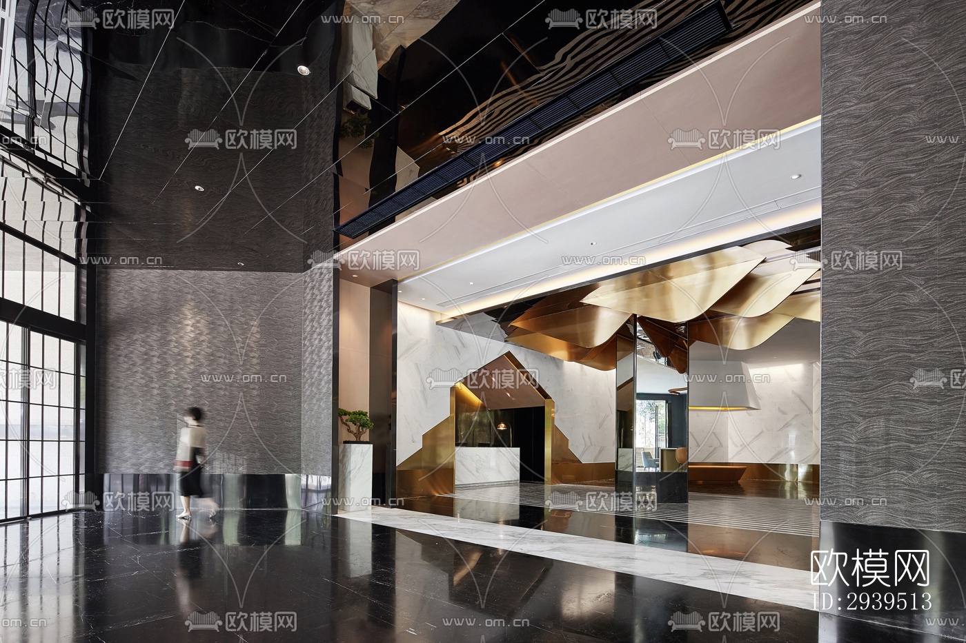 现代酒店民宿效果图下载（渲染图16）