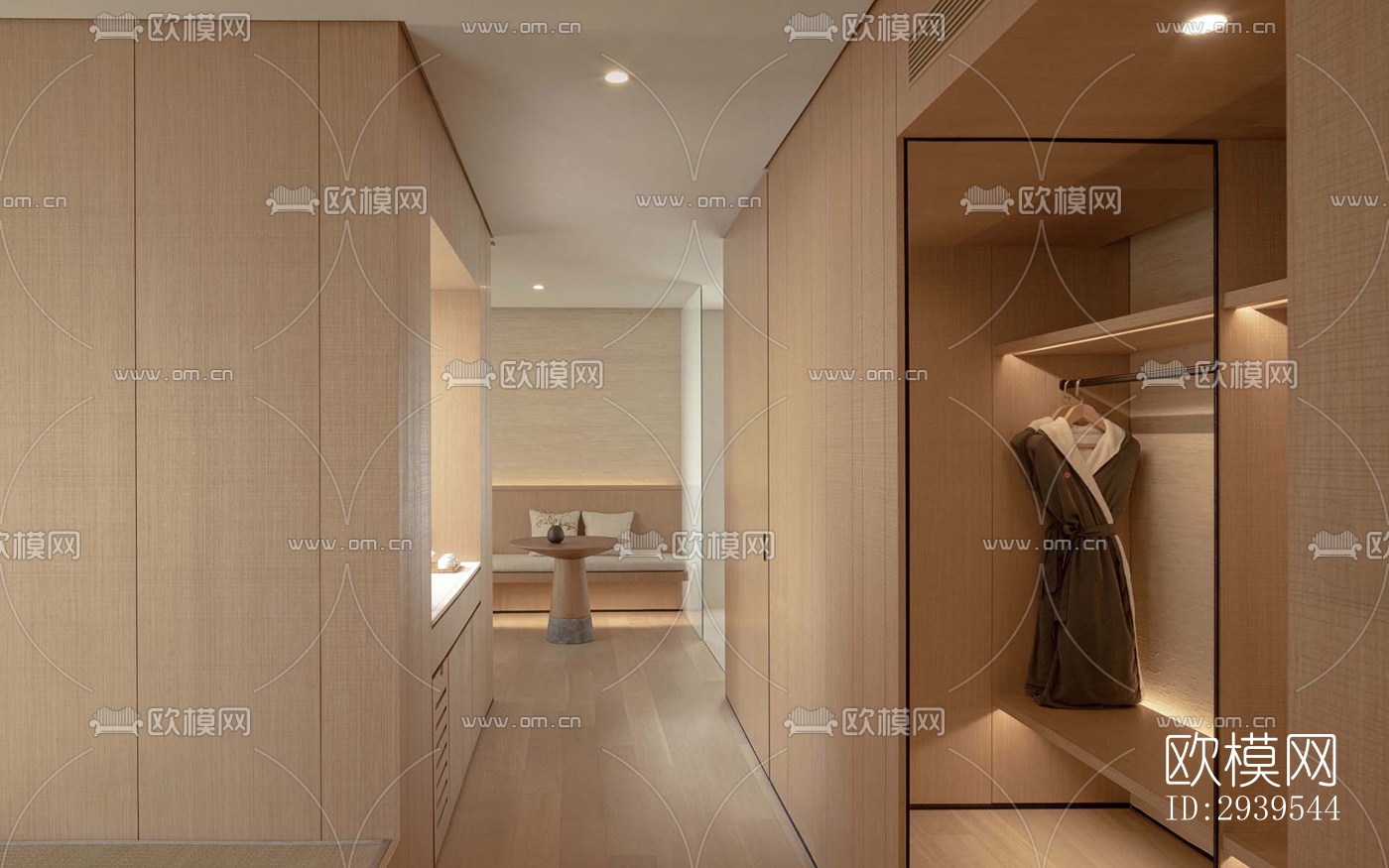 现代酒店民宿效果图下载（渲染图12）