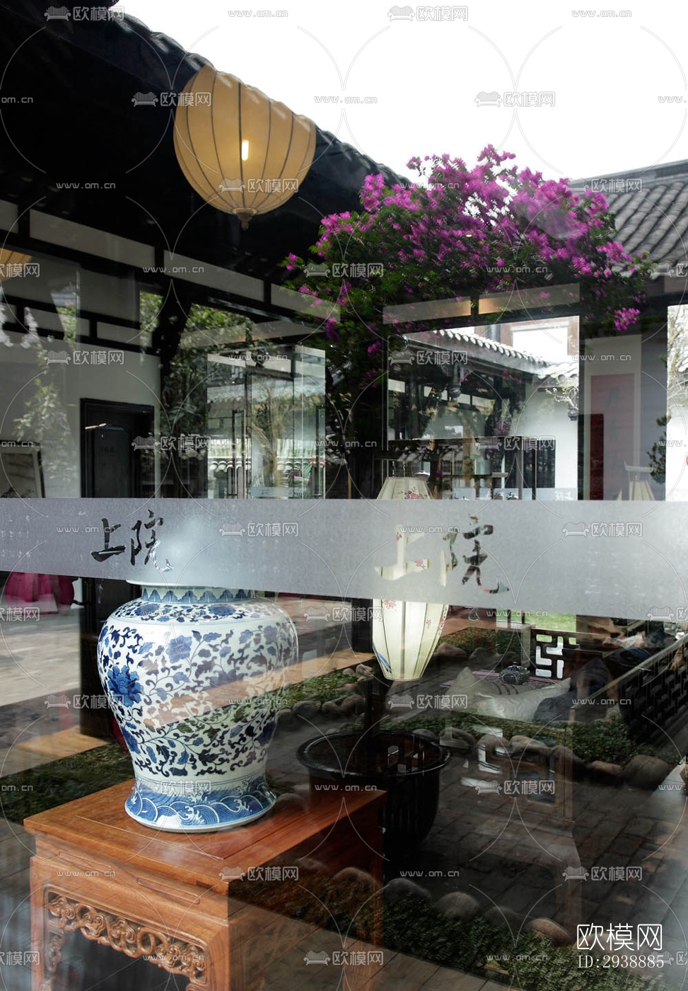 中式酒店民宿效果图下载（渲染图15）