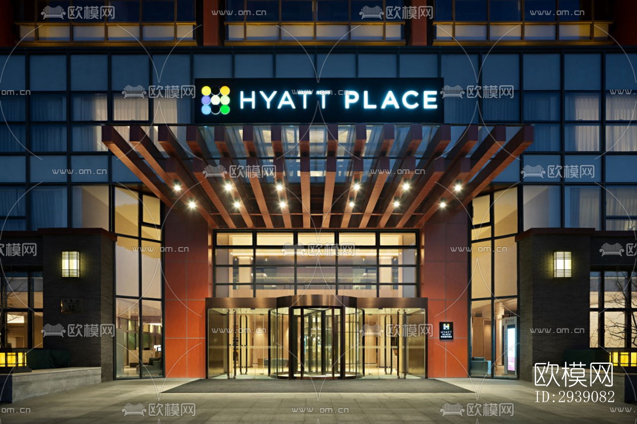 北欧酒店民宿效果图下载（渲染图11）