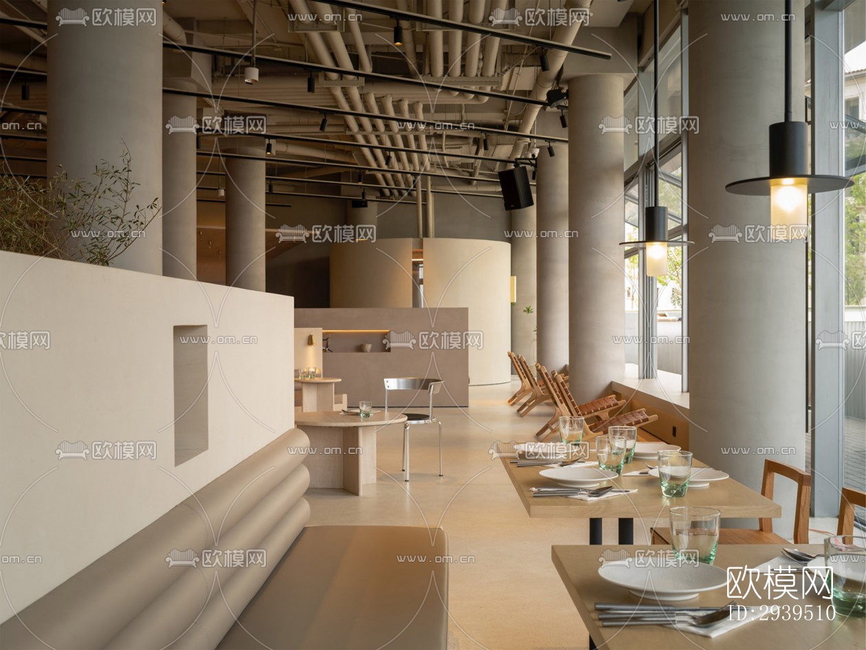 现代酒店民宿效果图下载（渲染图7）