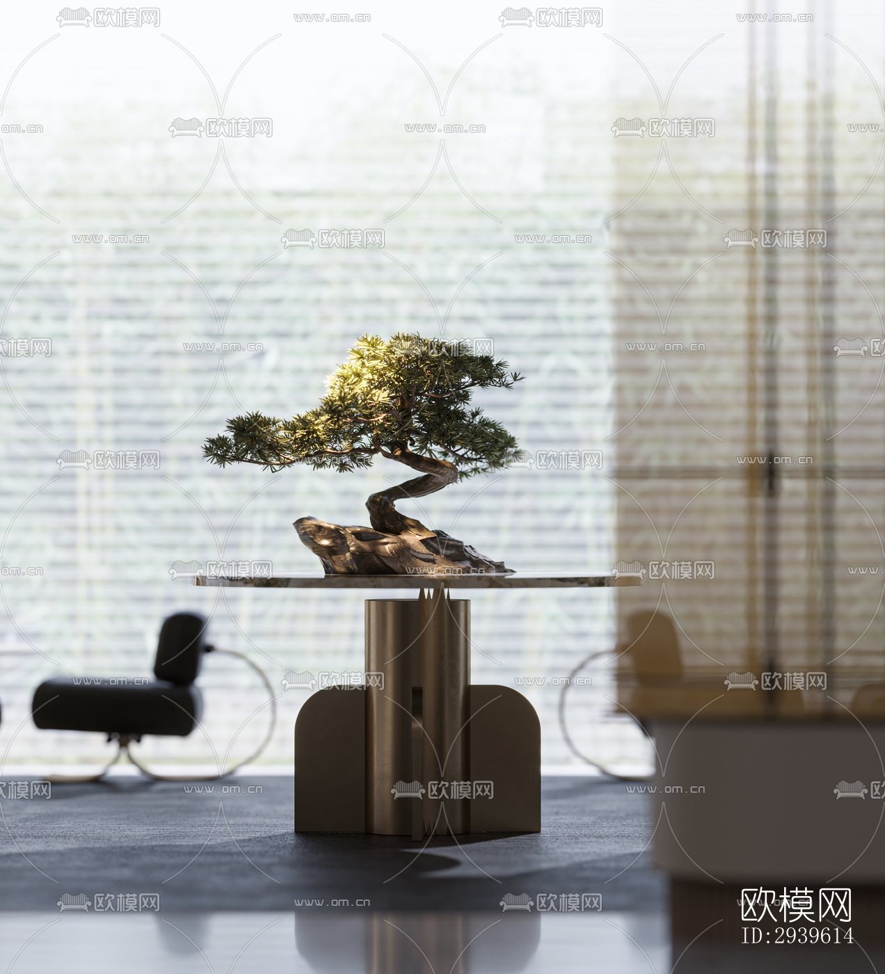 现代酒店民宿效果图下载（渲染图1）