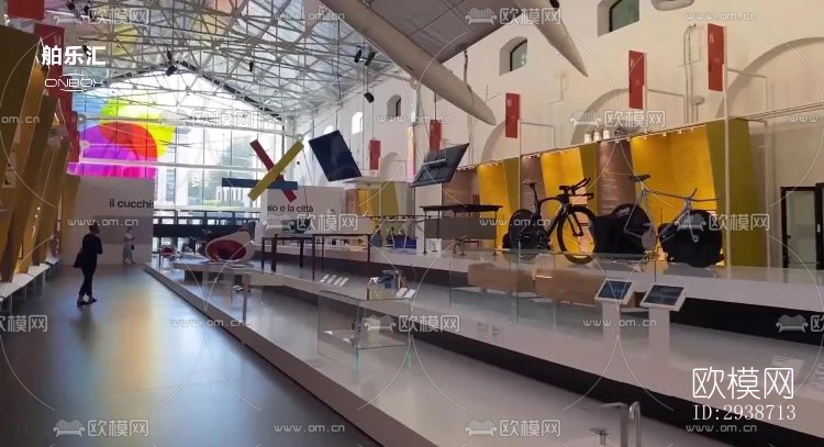 现代展览展厅效果图下载（渲染图19）