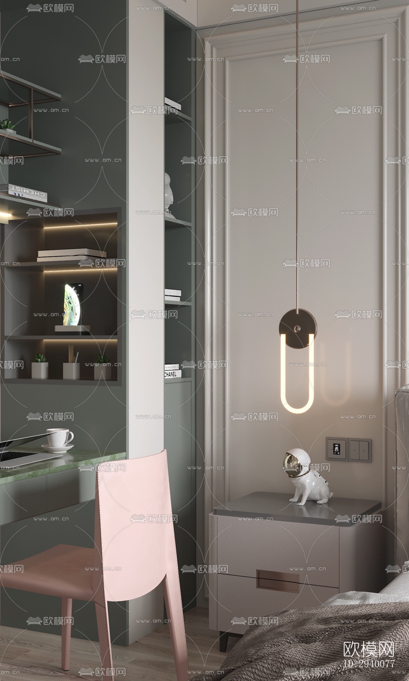 北欧平层效果图下载（渲染图8）