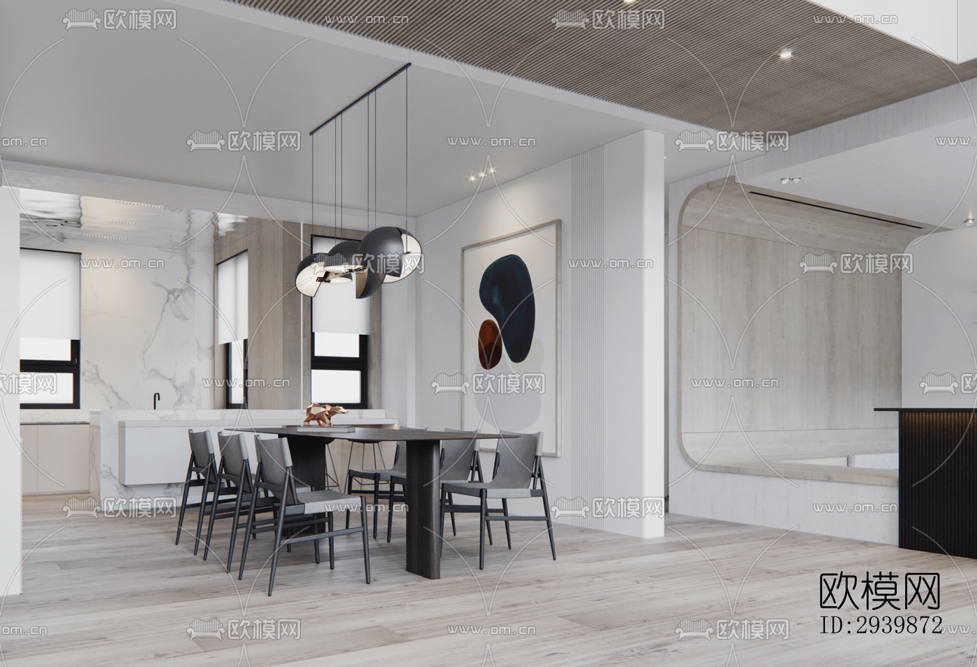 现代别墅效果图下载（渲染图9）