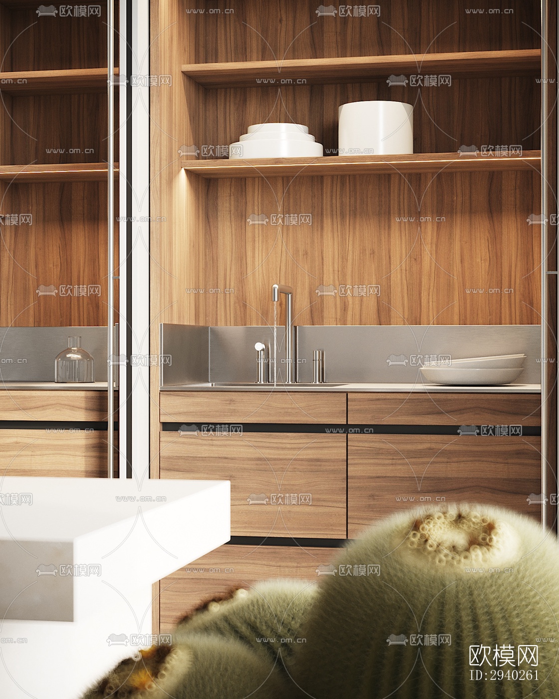 现代平层效果图下载（渲染图5）