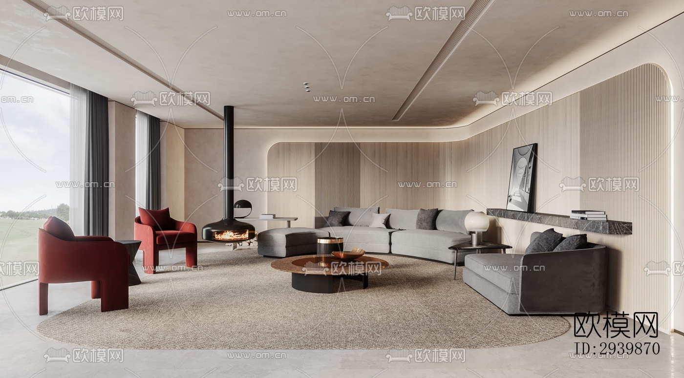 现代别墅效果图下载（渲染图8）