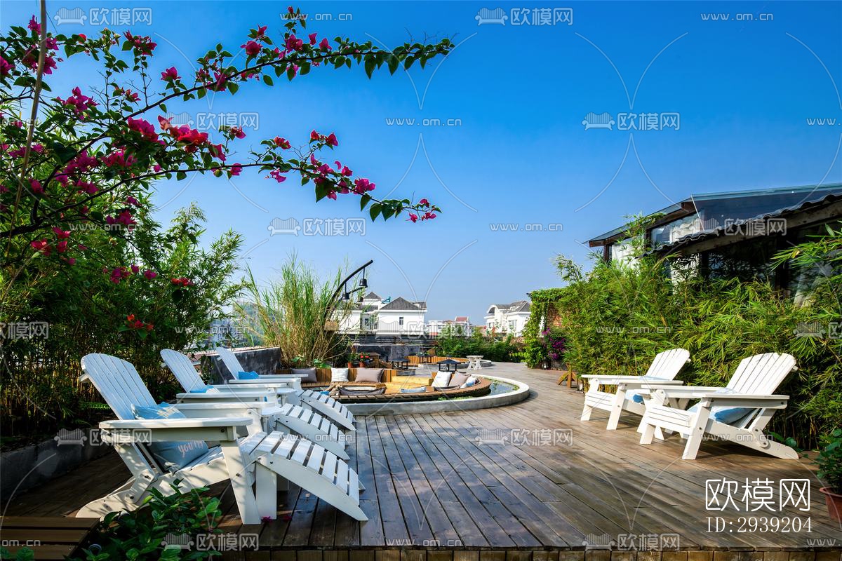 后现代酒店民宿效果图下载（渲染图7）