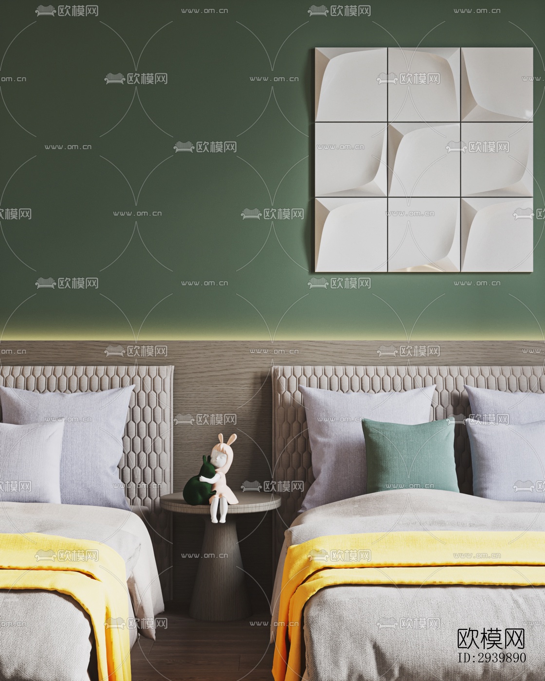 现代别墅效果图下载（渲染图3）