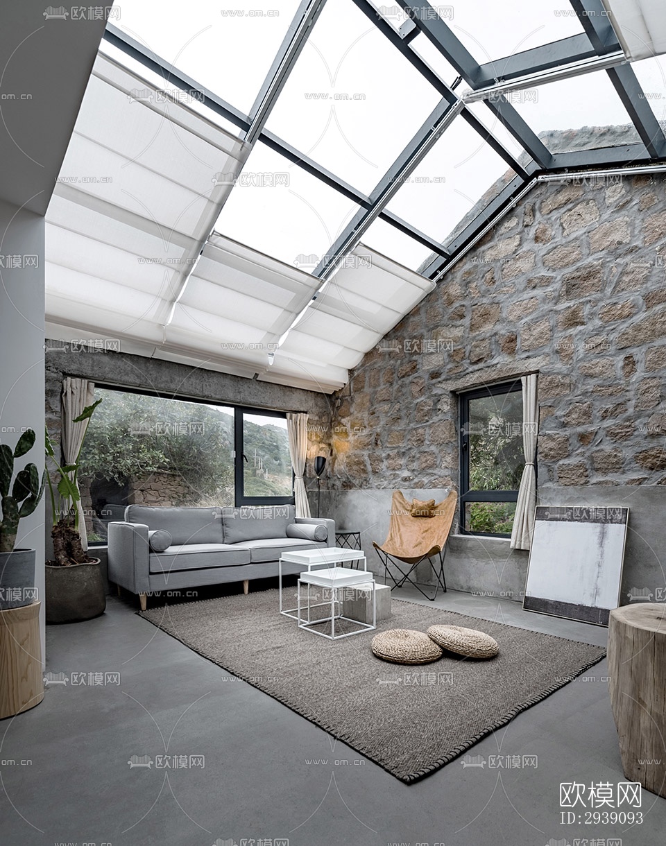 北欧酒店民宿效果图下载（渲染图2）