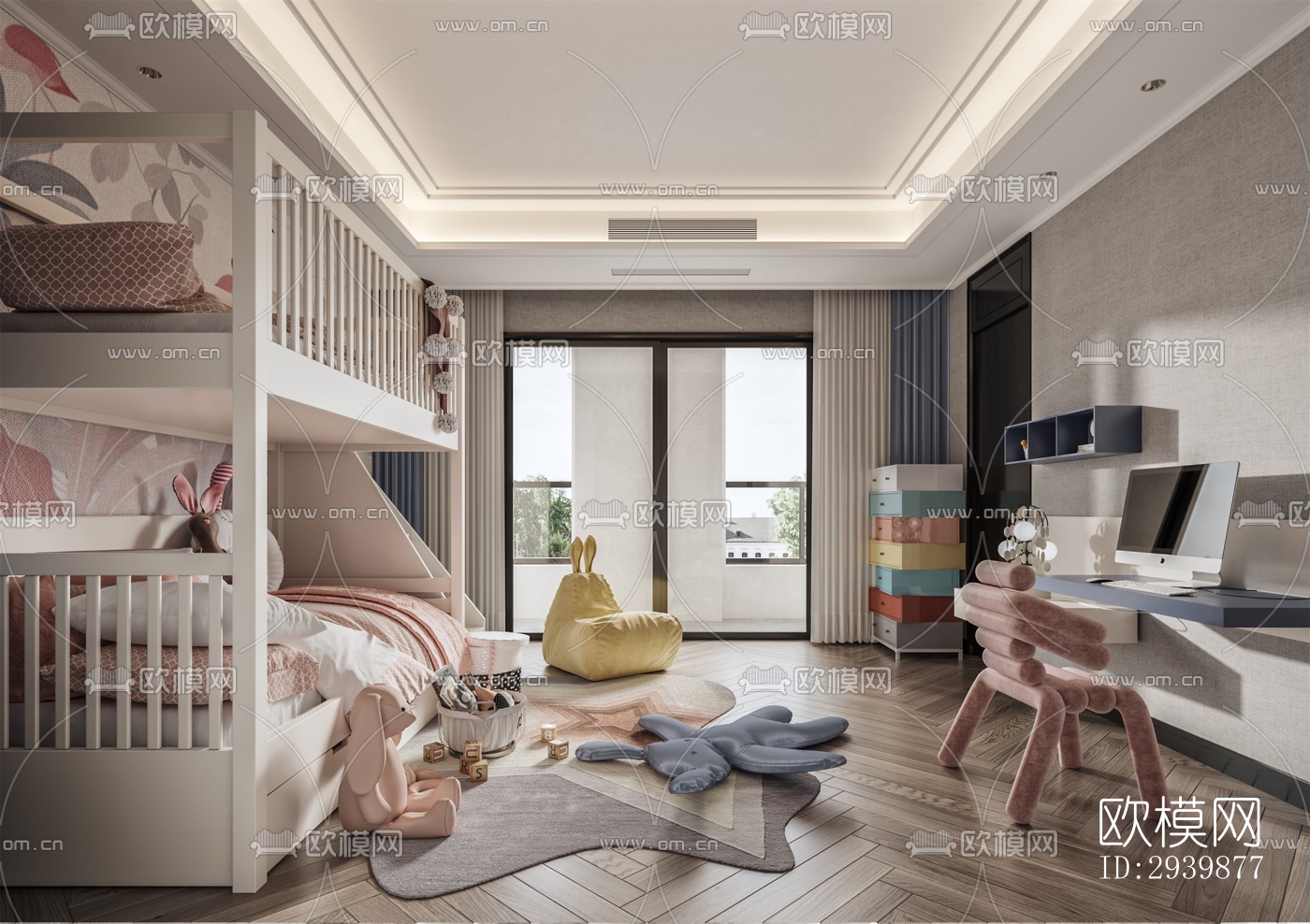 现代别墅效果图下载（渲染图1）