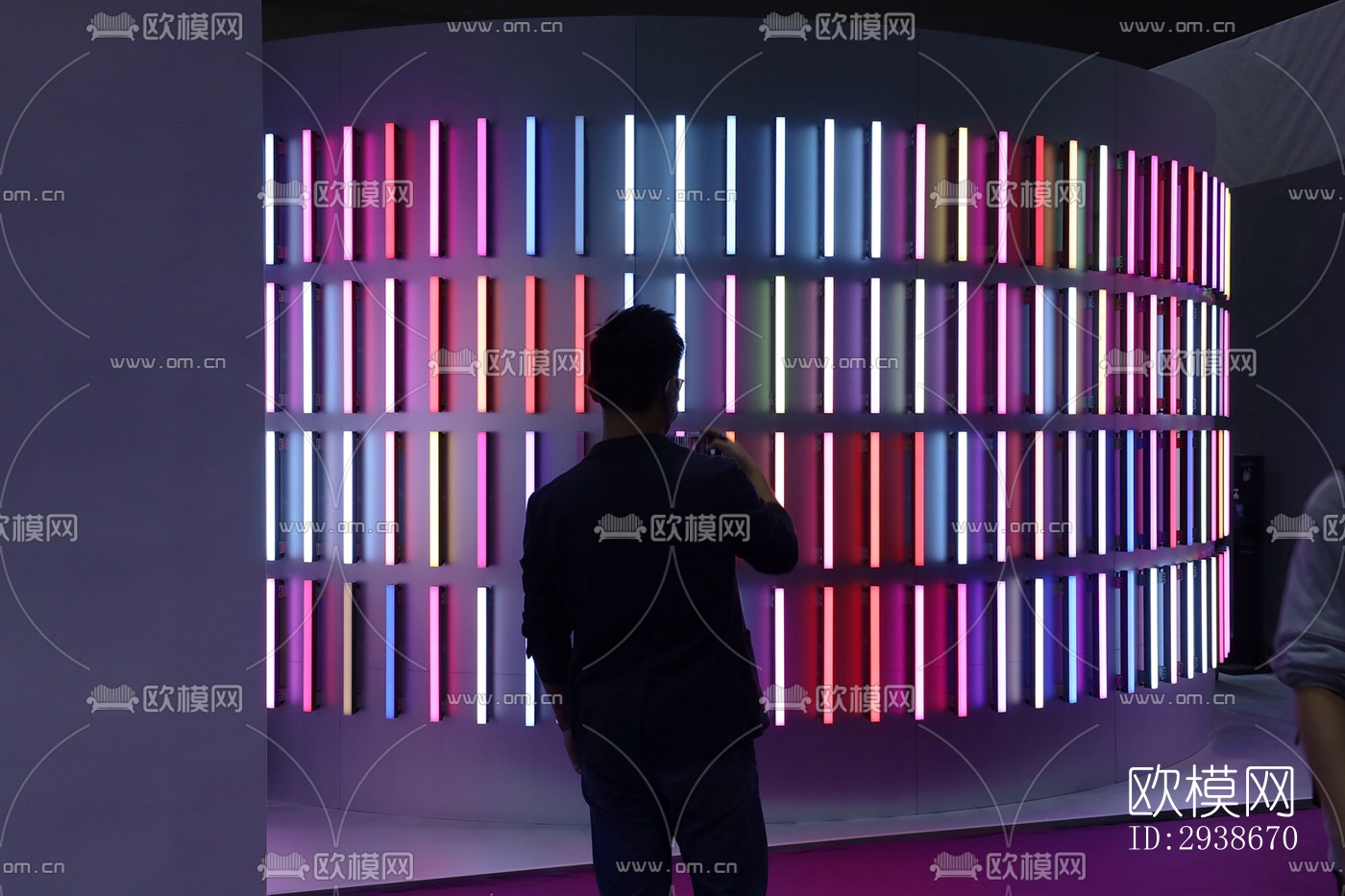 现代展览展厅效果图下载（渲染图6）