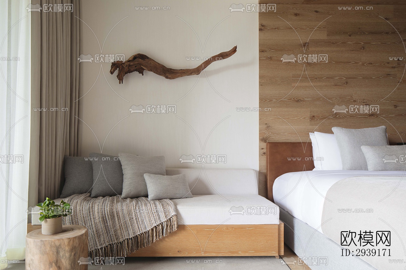 北欧酒店民宿效果图下载（渲染图9）