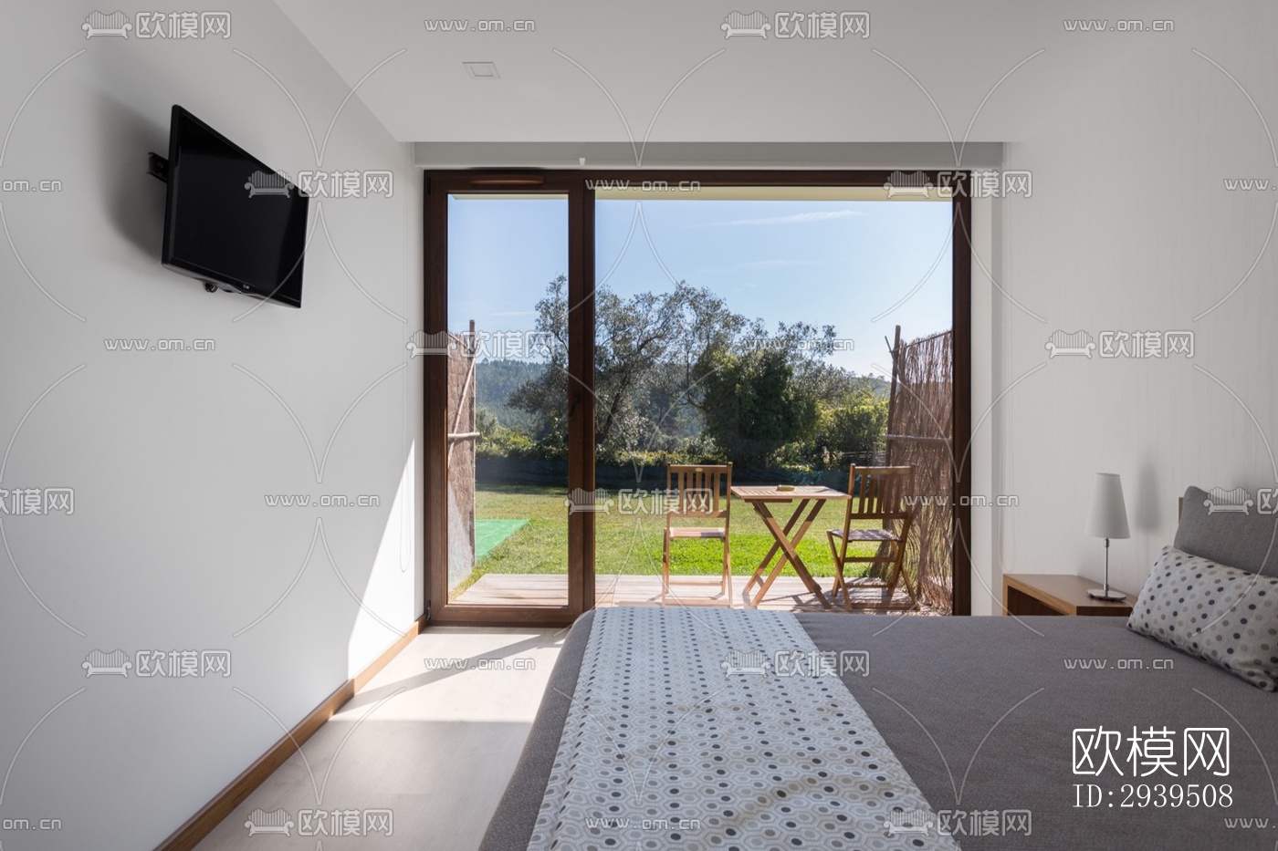 现代酒店民宿效果图下载（渲染图5）