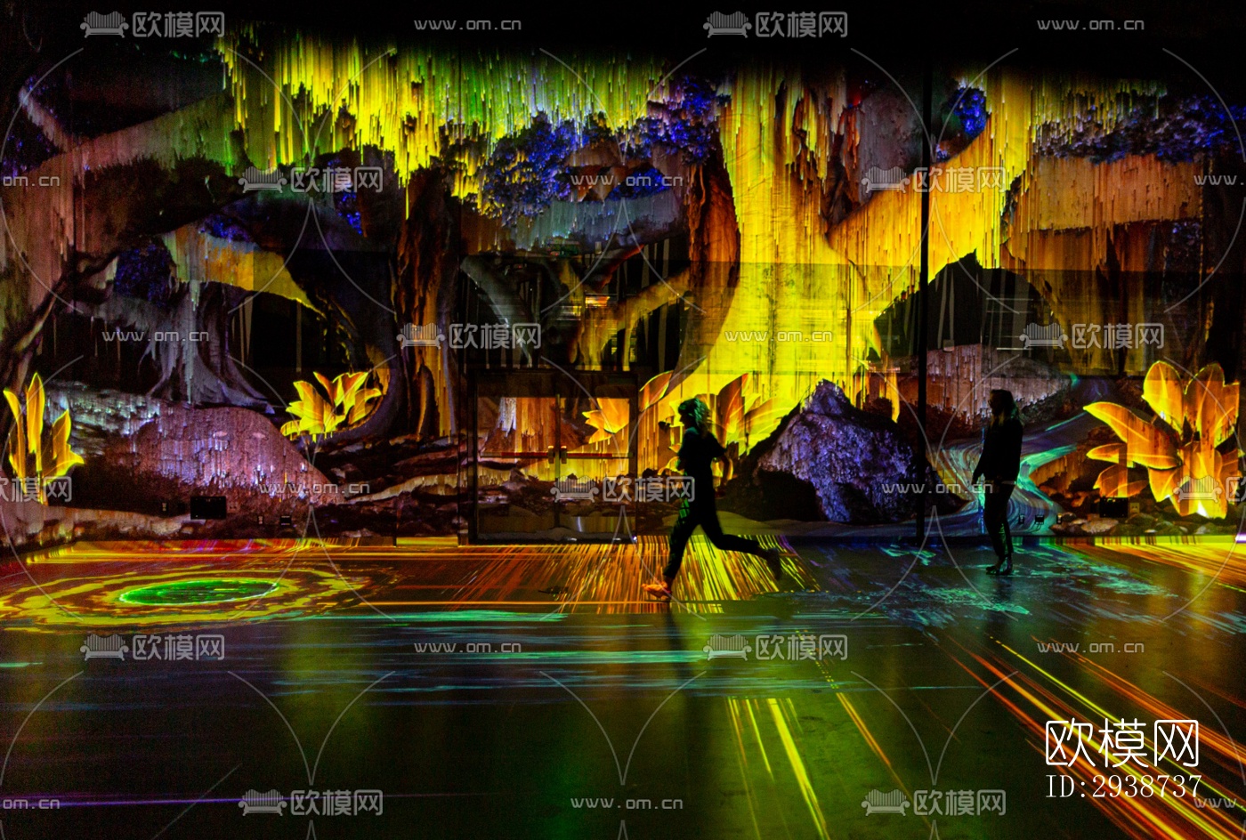 现代展览展厅效果图下载（渲染图11）