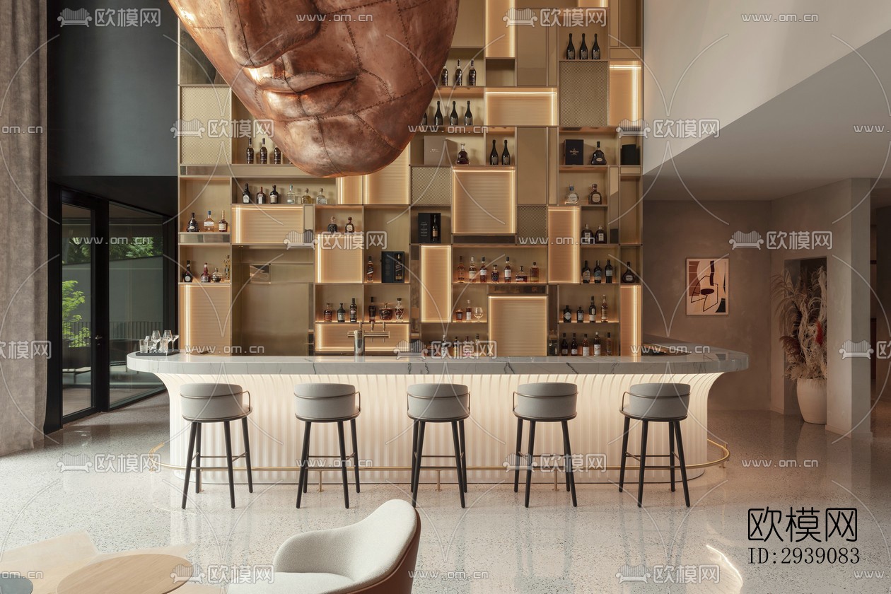 北欧酒店民宿效果图下载（渲染图1）