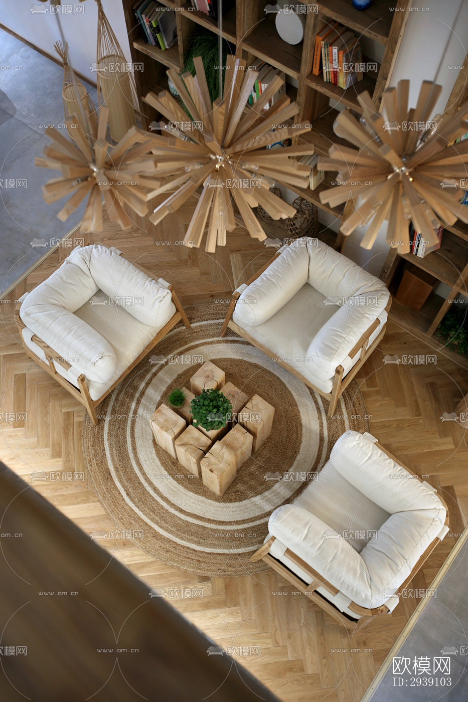 北欧酒店民宿效果图下载（渲染图4）