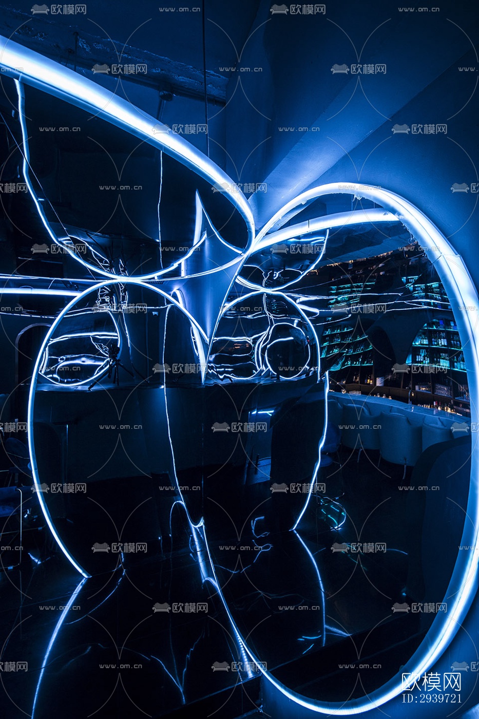 工业风酒吧效果图下载（渲染图2）