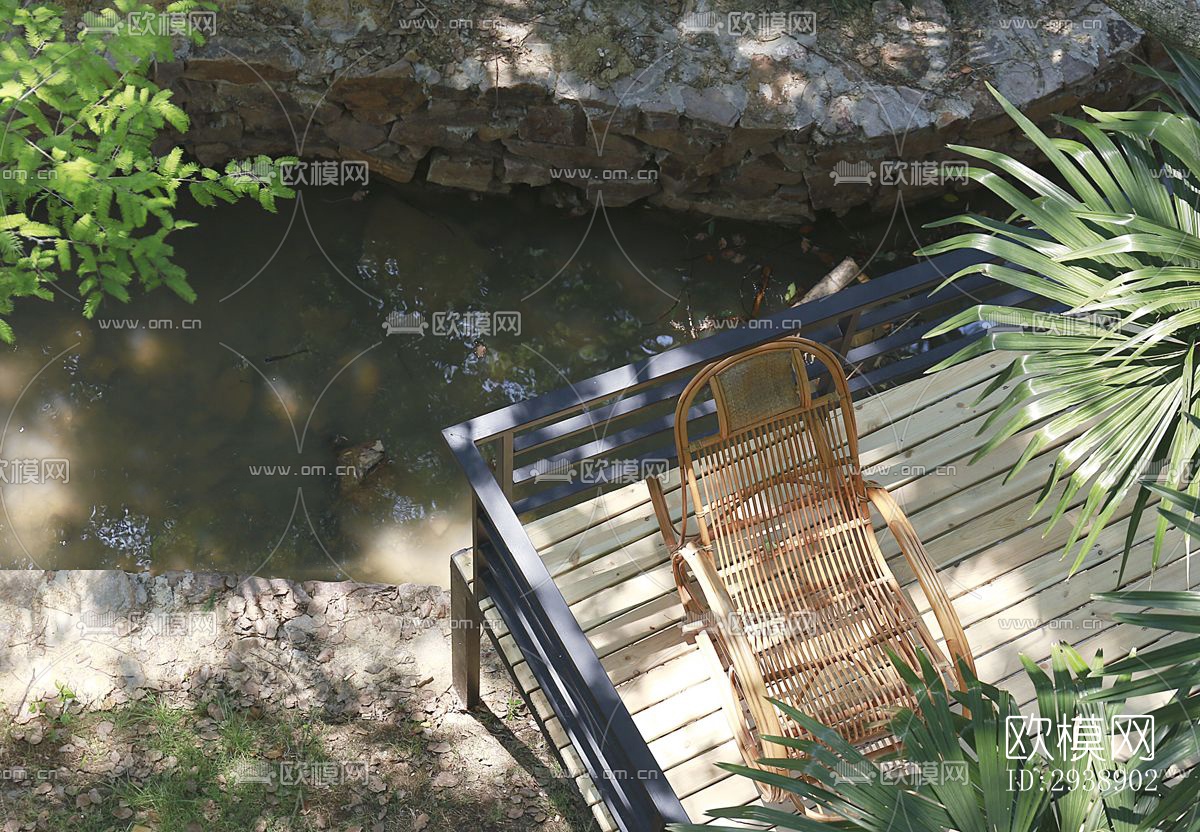 中式酒店民宿效果图下载（渲染图20）